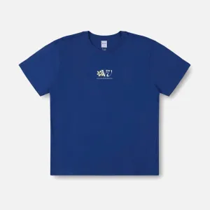 Rivvia Projects | DIGI FLOWER T-SHIRT | DEEP BLUE