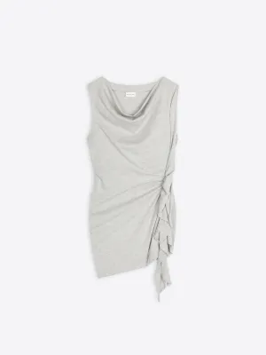Ruffled jersey top