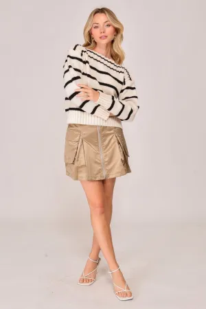 Sail Away Boatneck Sweater