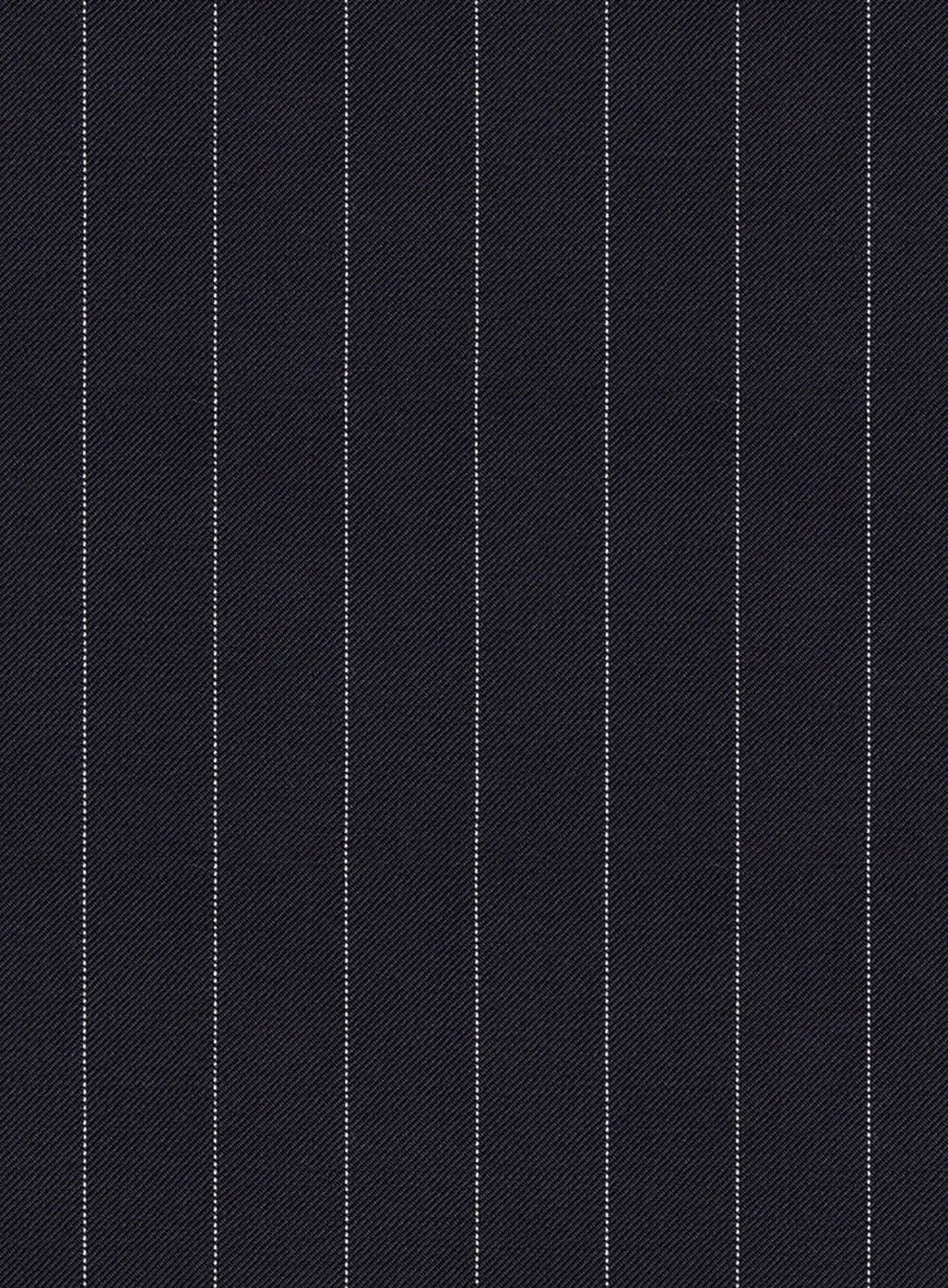 Scabal Vredlo Stripe Blue Wool Pants