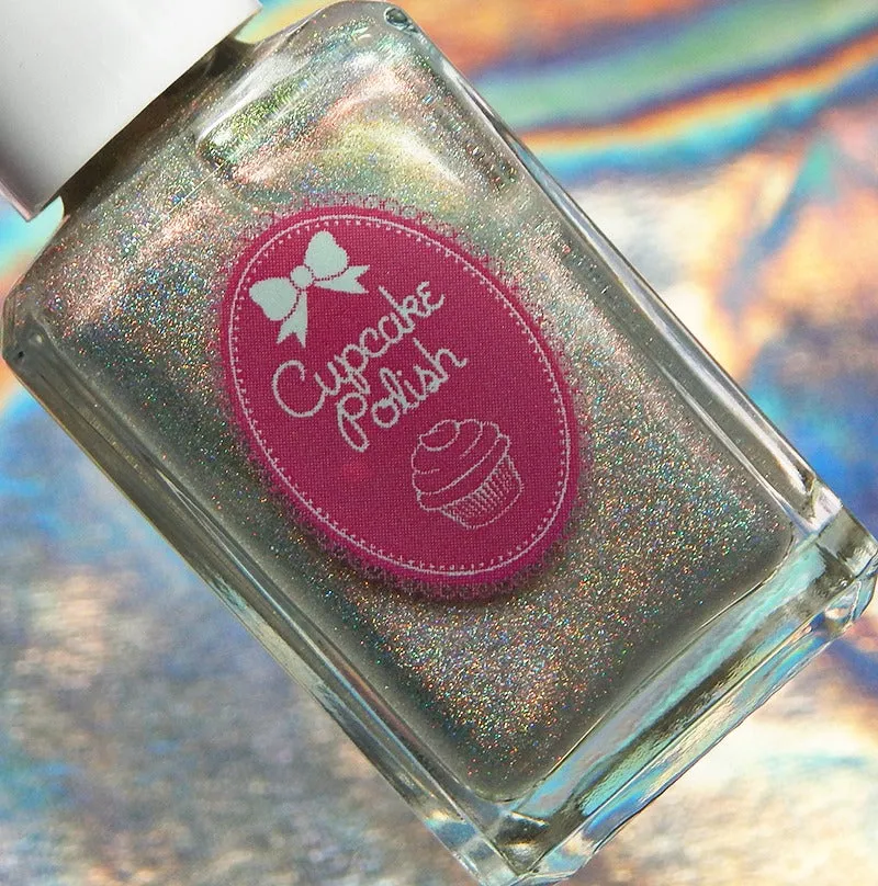Secret Ingredient - Holographic Topcoat with color shifting Aurora Shimmers