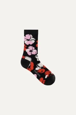 Short Socks - Watercolor Bloom