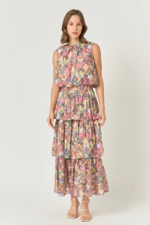 Sleeveless Blouson Top