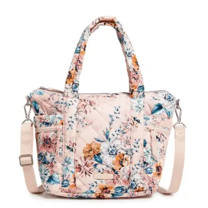 Small Multi-Strap Tote Bag - Peach Blossom Bouquet