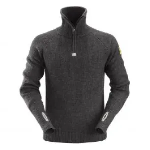 Snickers&#x20;2905&#x20;&#xBD;-Zip&#x20;Wool&#x20;Sweater&#x20;-&#x20;Antracite&#x20;Melange