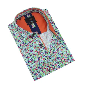 Spring Melody Floral Short Sleeve Shirt