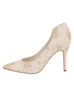 Stella Pointed Toe Pump Brocade