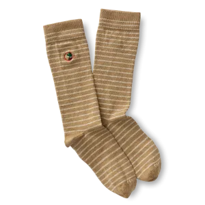 Striped Logo Sock