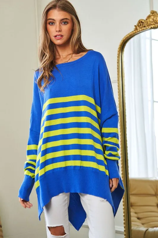 Striped Sweater by Davi and Dani