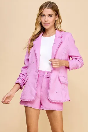 Tatum - Pearl Detail Jacket