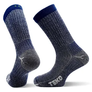TEKO eco HIKE 2.0 MERINO WOOL Light Hiking Socks - Enhanced Comfort - Storm Blue