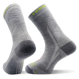 TEKO eco HIKE 3.0 EXODUS MERINO WOOL HIKING SOCKS - Medium Full Cushion - Silver Birch