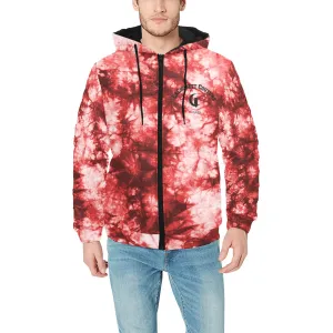 TIE DYE Men's Padded Hooded Jacket