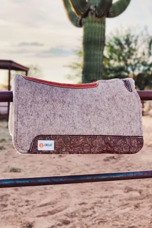 Tooled Iconoclast Saddle Pad