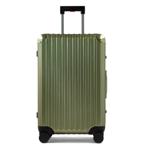 TREK Aluminum Suitcase Army Green