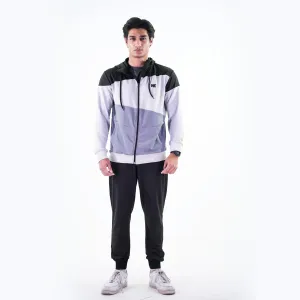 Tri Tone Zip-Up Hoodie Set