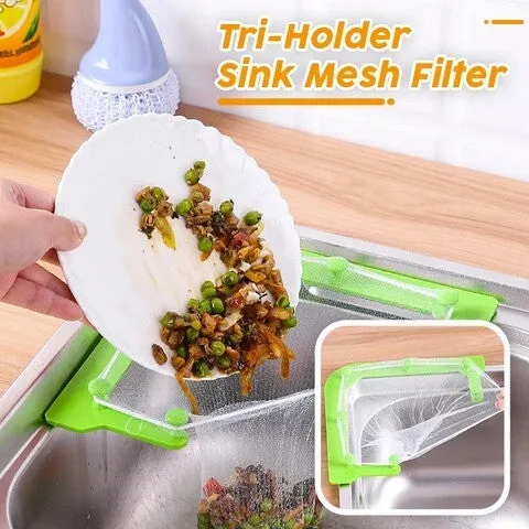 Triangle Tri-Holder Filter with 50 Pieces Mesh Bag and 1 Tape