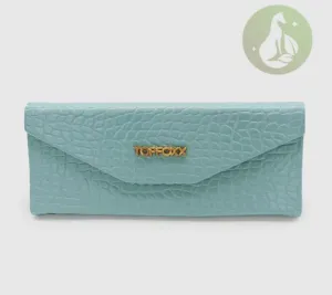 Turquoise Croco Hard Case