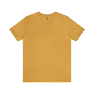 Unisex Jersey Short Sleeve Heather Mustard T Shirt