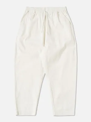 Universal Works Braga Pant in Winter White Winter Twill