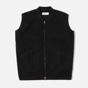 Universal Works Zip Waistcoat - Black