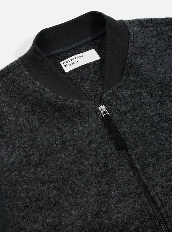 Universal Works Zip Waistcoat - Charcoal