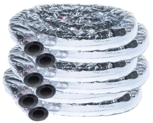 UPC-26TC-6 - Sound Attenuator Tubing, TFS, Couplings Attached 2" ID x 12'L, R-3.3 (72 ft. per box)