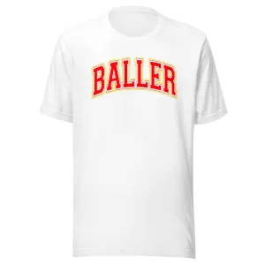 Urban T-shirt Baller Short Sleeve Unisex Top