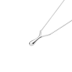 V Drip Pendant in Sterling Silver