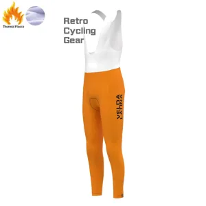 VELDA LATINA Fleece Retro Cycling Bib Pants