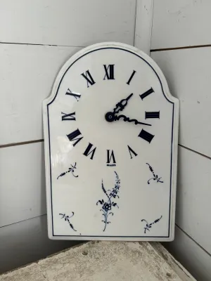 Villeroy & Boch Old Luxembourg (Alt Luxemburg) Wall Clock Vitro Porcelain