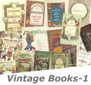 Vintage Distressed Book Covers - 1 - 7348