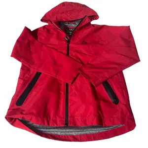 Vintage Kids 10yrs Next Unlimited Tec red waterproof full zip hooded rain coat|L26W18|SKU 6505