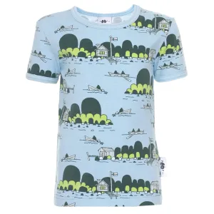 Visa short sleeve shirt- light blue archipelago