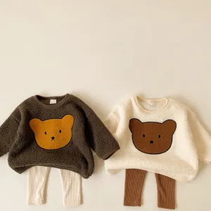 Warm Fleece Sweatshirt & Pants