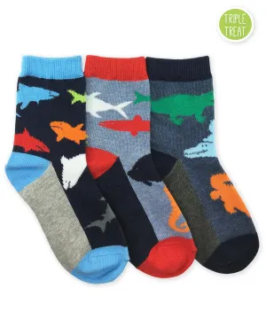 Water Animals Crew Sock