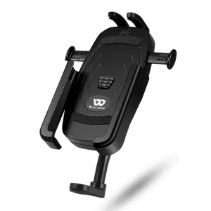 WEST BIKING  Bike Mobile Phone Holder Aluminum 360 Rotatable Electric Bike Scooter Motorcycle Phone Stand,Style: Rearview Mirror Style