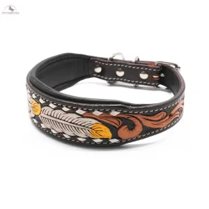 Western Argentinian Leather Dog Collar