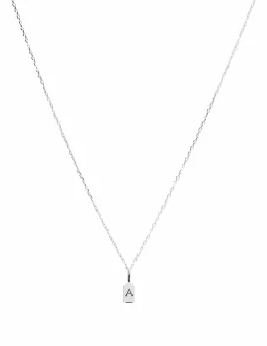 White Gold Letter A