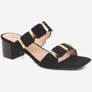 Women "ANDA" Two Strap Slip On Sandals