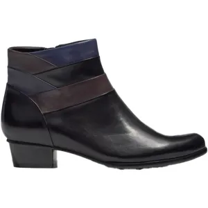 Women's Regarde Le Ciel Stefany-390 Black/Muddy/Melanzana Leather