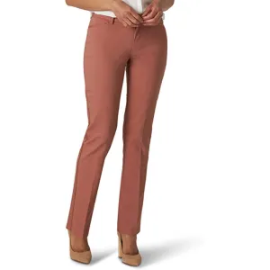 Women's Regular Fit Secretly Shapes Straight Leg Pant