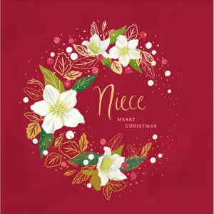 Woodmanstern Foliage Niece Christmas Card - 610806