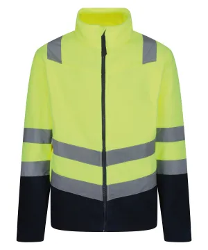 Yellow/Navy - Pro hi-vis 250 fleece