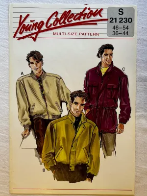 Young Collection S21230 UNCUT Men's Wear Sizes 46-54