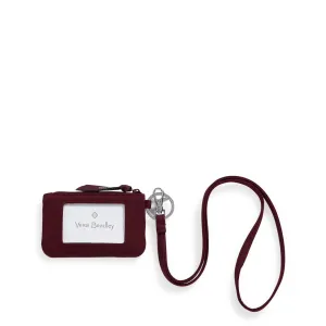 Zip ID Lanyard - Mulled Wine
